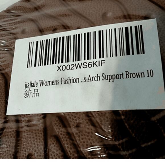 jiajiale Wome Fashion Orthotic Flip Flops /Slip On Yoga Mat Thong Sandals - Picture 7 of 8